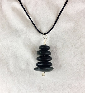 Cairn beach rock necklace