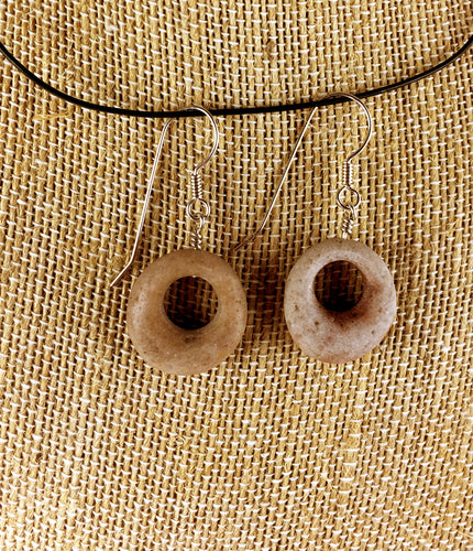 Beach rock earrings